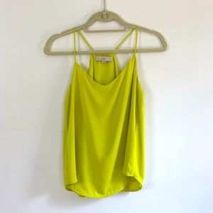 Funky & Sophisticated Key-Lime Silk Top